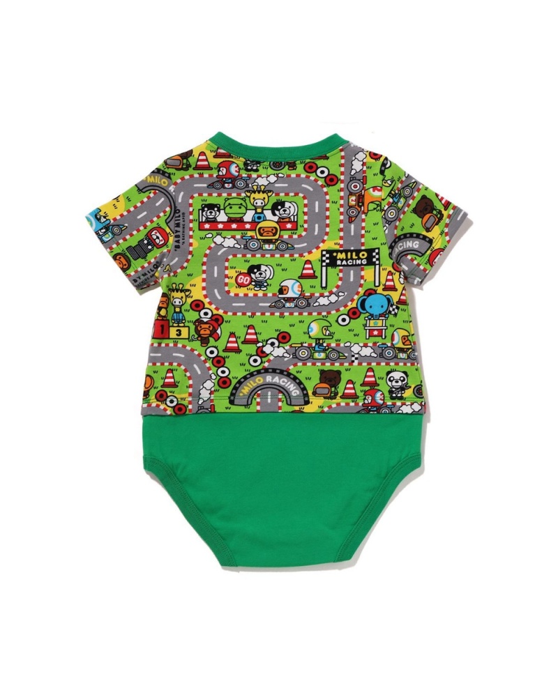 Combinaison Bape Baby Milo Racing Turquoise Enfant | RPW-44001769